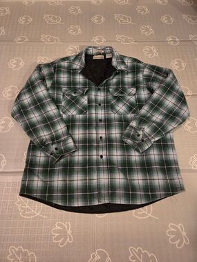 Fieldmaster Men's Outdoor Flannel Quilted Coat Mens Size XXL